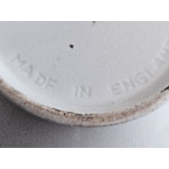 1960’s Vintage Johnson Bros Snowhite Meadowvale Green Floral Teapot 6 Cup - Picture 9 of 13